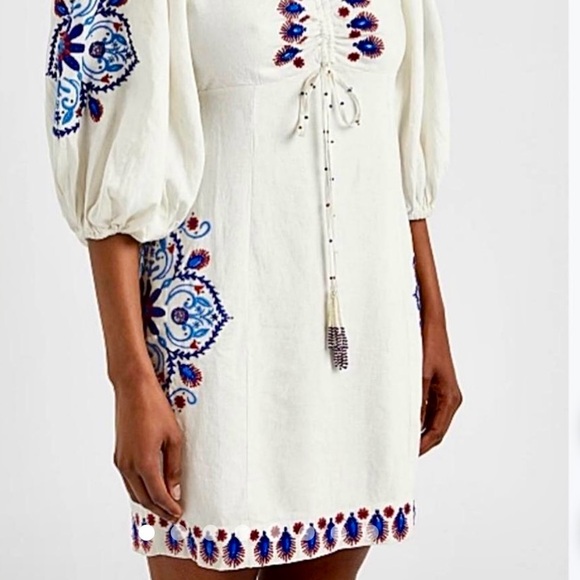 Farm Rio Embroidery Linen Mini - Picture 12 of 13